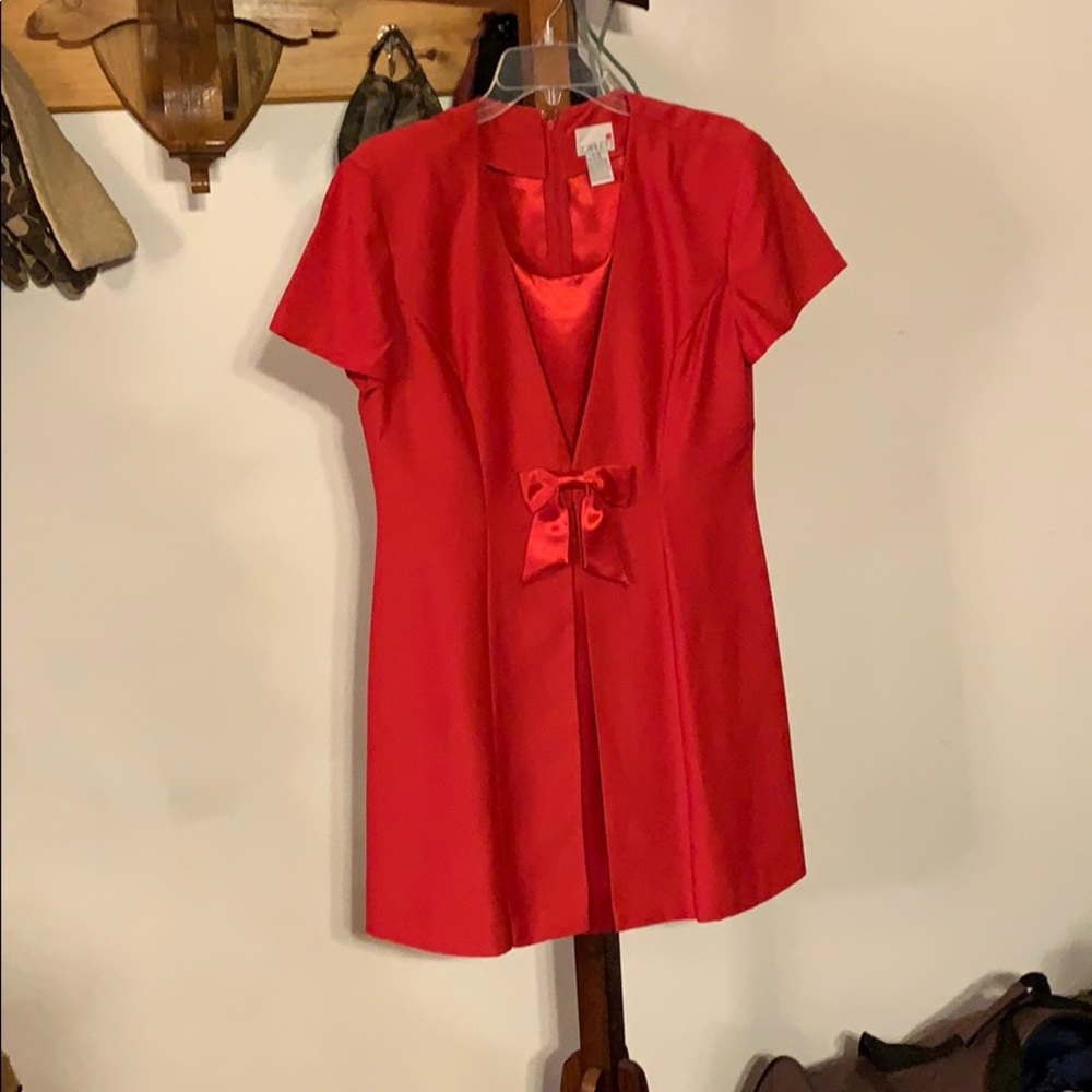 Red dress